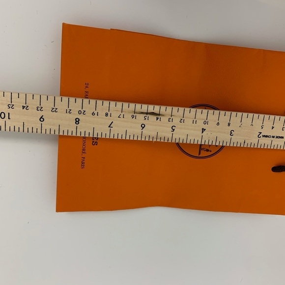 Hermes Italy made small empty shopping gift bag - Picture 5 of 8